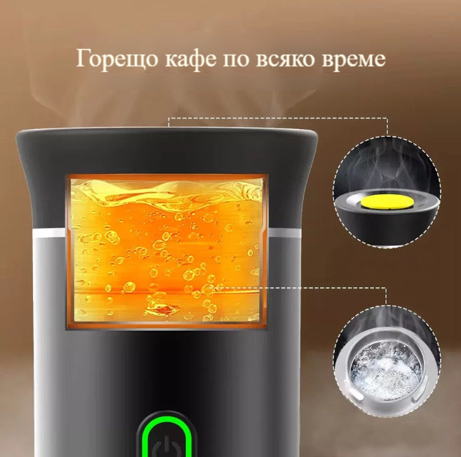 InstaCoffee™ преносима кафемашина